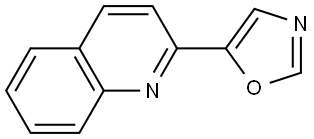 5-(quinolin-2-yl)oxazole 结构式