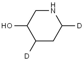 piperidin-4,6-d2-3-ol 结构式