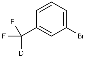 1-bromo-3-(difluoromethyl-d)benzene 结构式