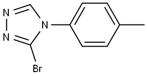 3-bromo-4-(p-tolyl)-4H-1,2,4-triazole 结构式