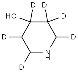 piperidin-2,3,3,4,5,6-d6-4-ol 结构式