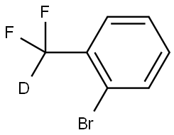 1-bromo-2-(difluoromethyl-d)benzene 结构式