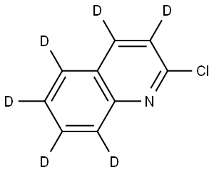 2-chloroquinoline-3,4,5,6,7,8-d6 结构式