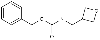 氧杂环丁-3-基甲基氨基甲酸苄酯 结构式