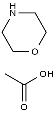 Morpholine,acetate(1:1) 结构式