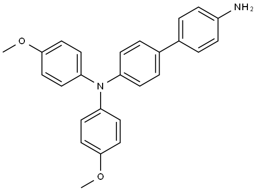 [1,1′-Biphenyl]-4,4′-diamine, N4,N4-bis(4-methoxyphenyl)- 结构式