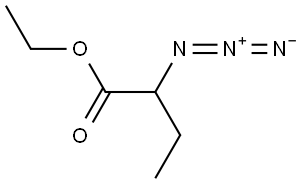 Ethyl 2-azidobutanoate 结构式