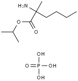 异丙基 2-氨基-2-甲基己酸酯 磷酸酯 结构式
