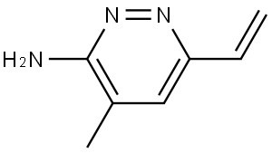 6-Ethenyl-4-methyl-3-pyridazinamine 结构式