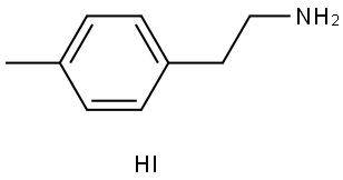 4-甲基苯乙胺氢碘酸盐 结构式