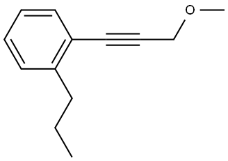 1-(3-Methoxy-1-propyn-1-yl)-2-propylbenzene 结构式