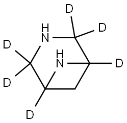 3,6-diazabicyclo[3.1.1]heptane-1,2,2,4,4,5-d6 结构式