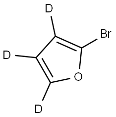 2-溴呋喃-D3 结构式