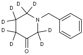 1-benzylpiperidin-3-one-2,2,4,4,5,5,6,6-d8 结构式