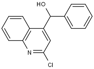 (2-chloroquinolin-4-yl)(phenyl)methanol 结构式