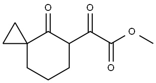 methyl 2-oxo-2-(4-oxospiro[2.5]octan-5-yl)acetate 结构式