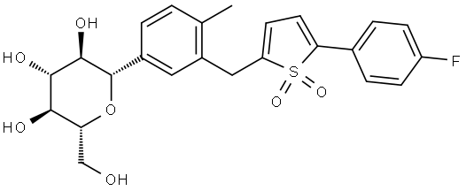 卡格列净杂质62 结构式