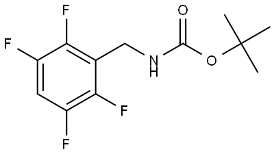 tert-butyl (2,3,5,6-tetrafluorobenzyl)carbamate 结构式