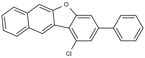 Benzo[b]naphtho[2,3-d]furan, 1-chloro-3-phenyl- 结构式