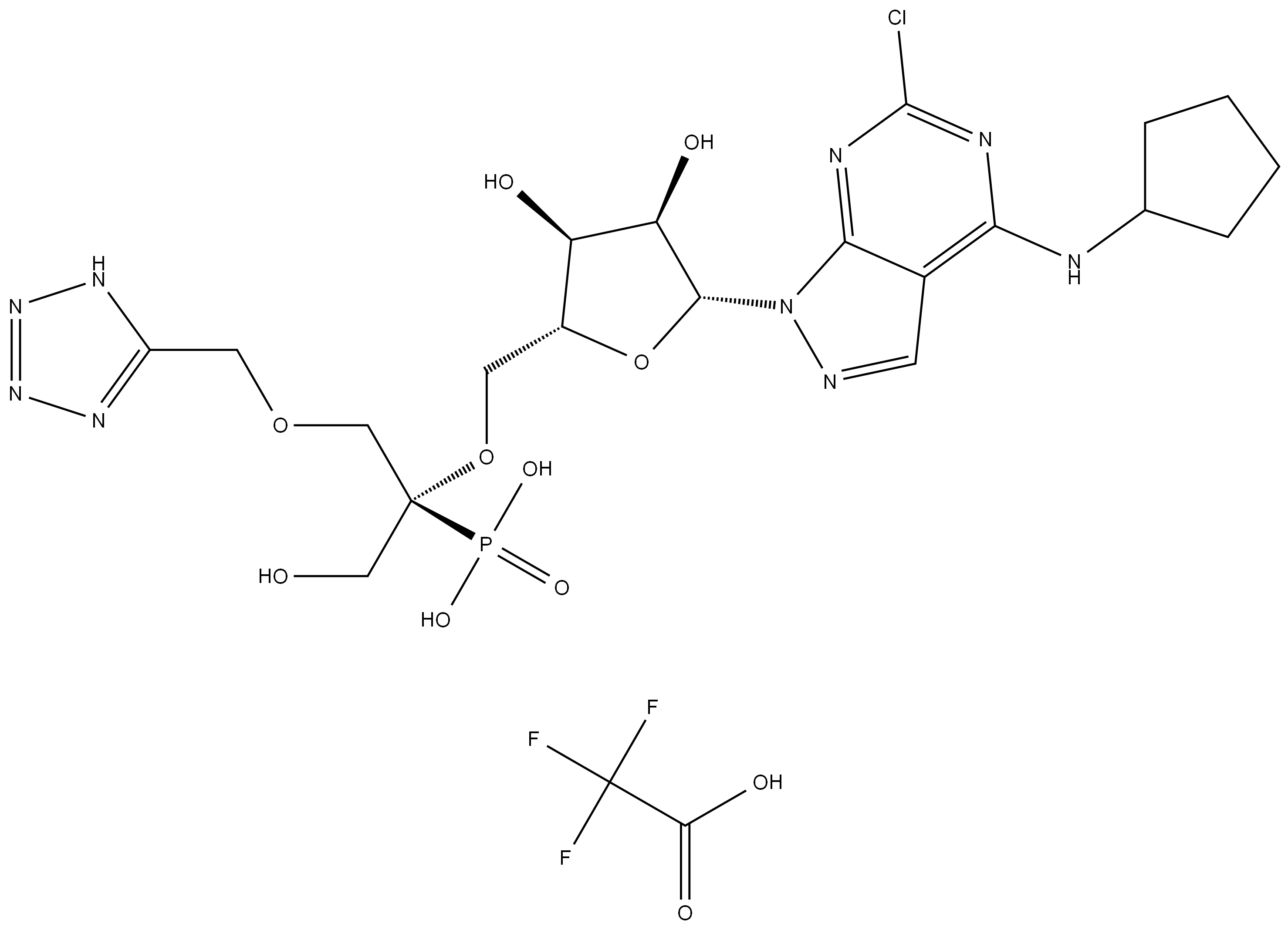 ORIC-533.三氟乙酸盐 结构式