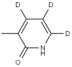 3-methylpyridin-4,5,6-d3-2-ol 结构式