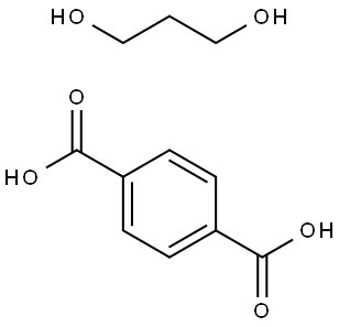 1,3-丙二醇与对苯二甲酸的聚合物 结构式