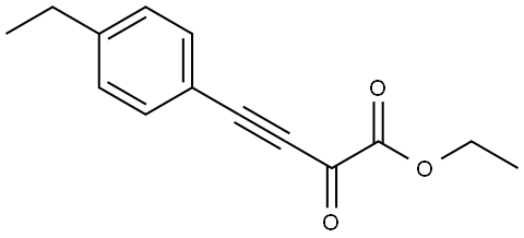 ethyl 4-(4-ethylphenyl)-2-oxobut-3-ynoate 结构式