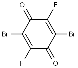 2,5-Cyclohexadiene-1,4-dione, 2,5-dibromo-3,6-difluoro- 结构式