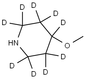 4-methoxypiperidine-2,2,3,3,4,5,5,6,6-d9 结构式