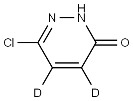6-chloropyridazin-3(2H)-one-4,5-d2 结构式