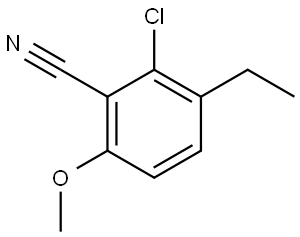 2-Chloro-3-ethyl-6-methoxybenzonitrile 结构式