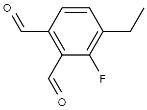 4-Ethyl-3-fluorophthalaldehyde 结构式