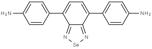 4,4'-(苯并[C][1,2,5]硒二唑-4,7-二基)二苯胺 结构式