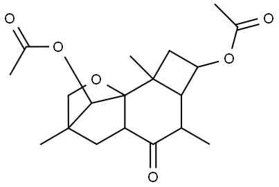 7-hydroxy-7,9-diacetoxycoprinolone 结构式