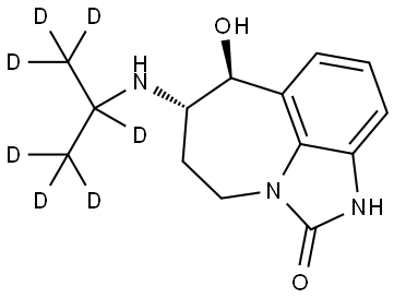 ZILPATEROL D7(暂定S构型) 结构式