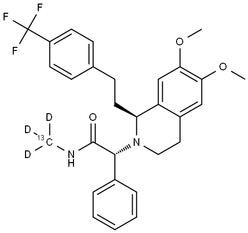 Almorexant-13C-d3 结构式