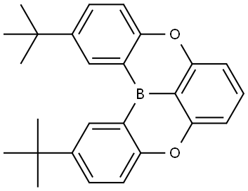 2,12-二叔丁基-5,9-二氧代-13B-"并[3,2,1-DE]蒽 结构式