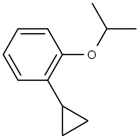 1-Cyclopropyl-2-isopropoxybenzene 结构式