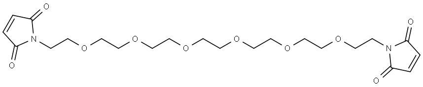 Mal-PEG6-Mal 结构式