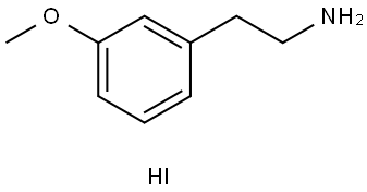 3-甲氧基苯乙基碘化胺 结构式