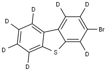 3-bromodibenzo[b,d]thiophene-1,2,4,6,7,8,9-d7 结构式