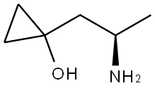 (R)-1-(2-氨丙基)环丙烷-1-醇 结构式