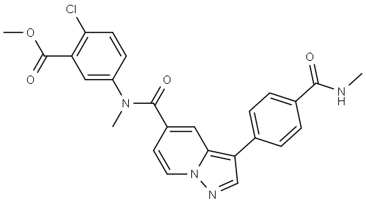 化合物 EDI048 结构式