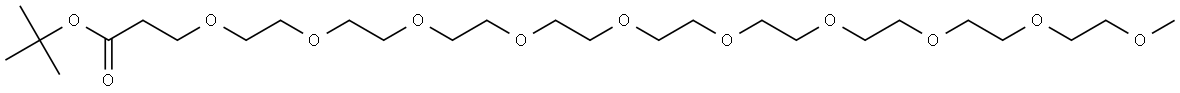 m-PEG10-t-butyl ester 结构式