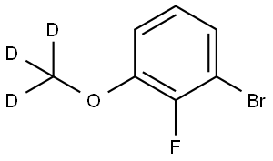 1-bromo-2-fluoro-3-(methoxy-d3)benzene 结构式