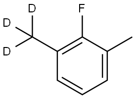 2-fluoro-1-methyl-3-(methyl-d3)benzene 结构式