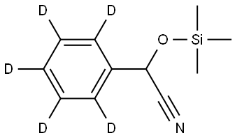 2-(phenyl-d5)-2-((trimethylsilyl)oxy)acetonitrile 结构式