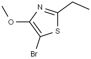 5-bromo-2-ethyl-4-methoxythiazole 结构式