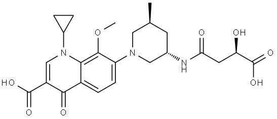 奈诺沙星杂质5 结构式