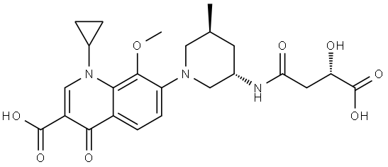 奈诺沙星杂质6 结构式